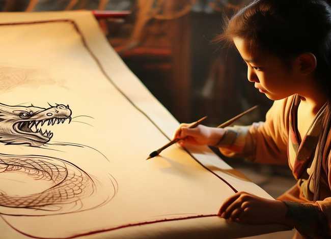 画龙点睛的故事英语 - 画龙点睛的故事英语版