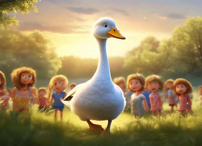 幼儿故事大白鹅、大白鹅的故事幼儿故事