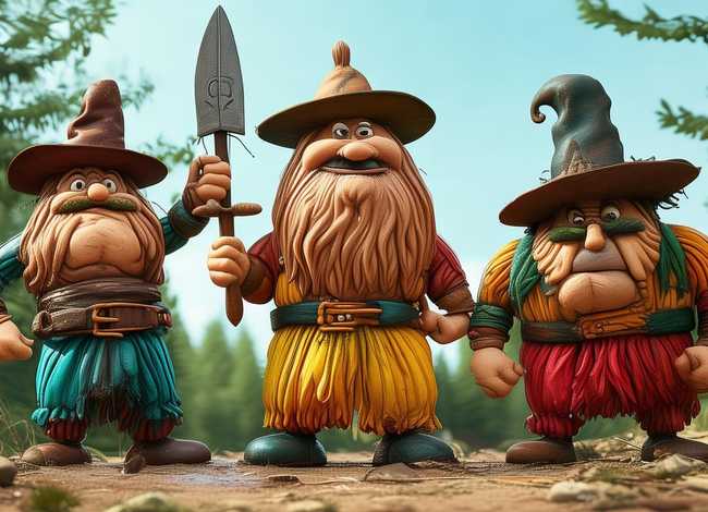 3-6岁儿童故事三个强盗、绘本故事《三个强盗》