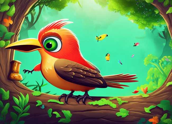 啄木鸟儿童故事视频；幼儿故事啄木鸟