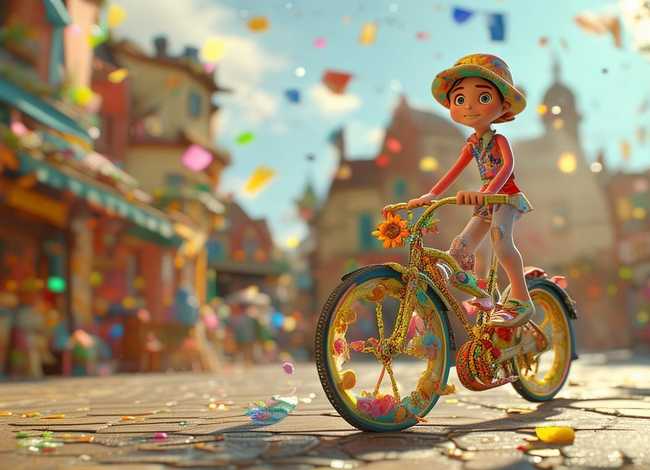 自行车的小故事动画、自行车的小故事动画版