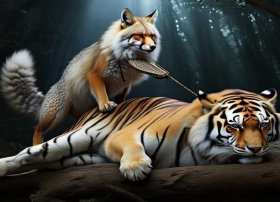 狐假虎威的故事视频一等奖；狐假虎威故事表演视频一等奖