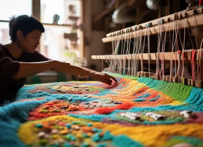 线头处理趣事；编织线头处理