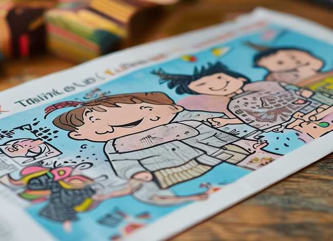 感恩故事小报图片；感恩故事小报图片简单