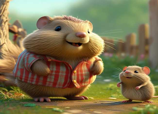 小地鼠儿童故事；小地鼠和小老鼠的故事