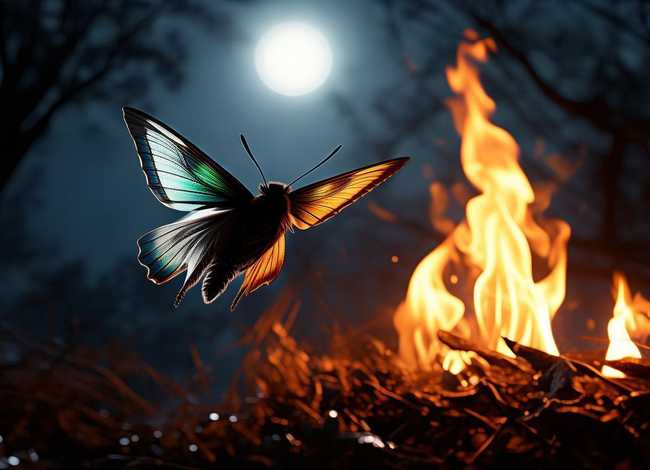 飞蛾扑火成语故事；飞蛾扑火成语故事 带拼音