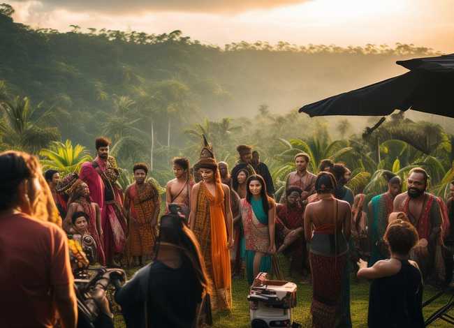 巴厘岛的故事海报 巴厘岛的故事海报拍摄花絮