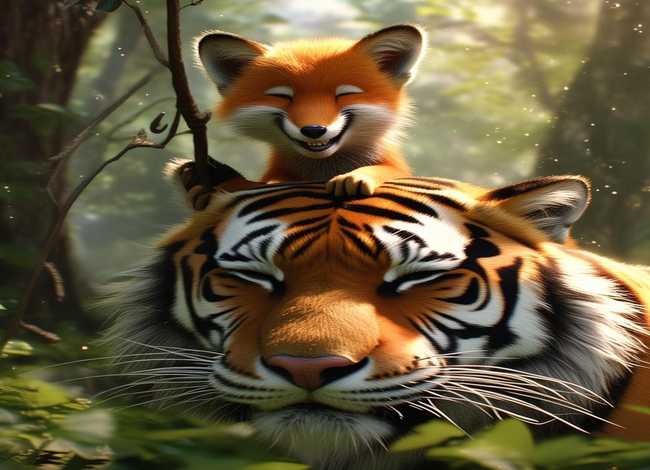 狐假虎威儿童视频故事（狐假虎威的故事视频一等奖）