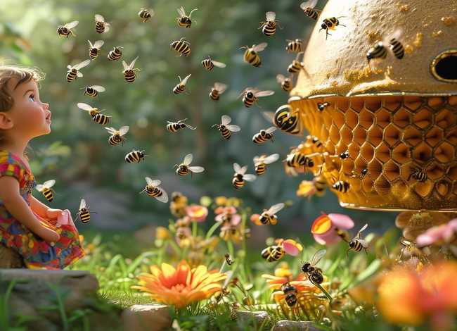 一部儿童老电视剧讲蜜蜂的故事；小时候有一部讲蜜蜂的电视剧