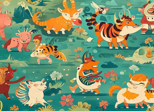 儿童版十二生肖的故事完整版，十二生肖故事幼儿