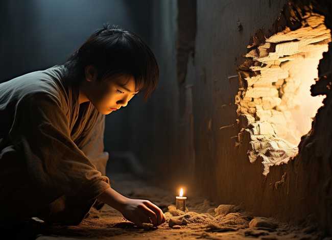 凿壁偷光的故事和寓意，凿壁偷光的故事和寓意 是什么