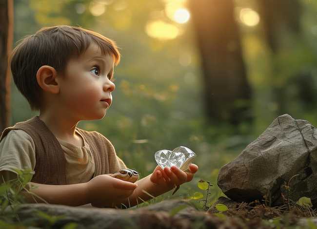 儿童故事钻石与蟾蜍；钻石与石头寓言故事