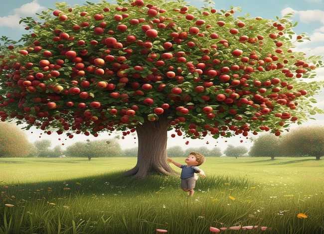 一棵苹果树儿童故事（一棵苹果树和一个小男孩的故事）