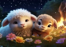 睡前故事大全100篇小绵羊 - 睡前故事大全100篇小绵羊和小兔子