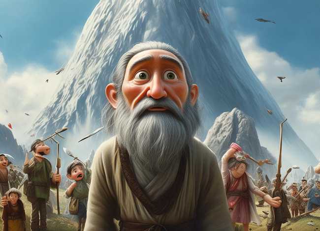 儿童故事愚公移山成语故事 - 成语小故事愚公移山