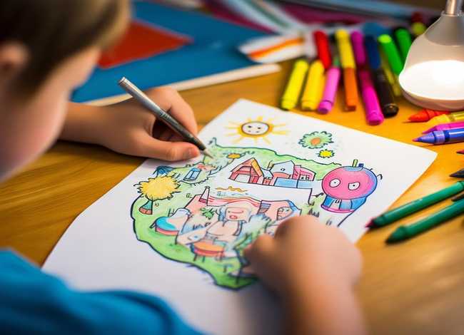 一个故事一幅图画二年级；一个故事一幅图画二年级怎么画