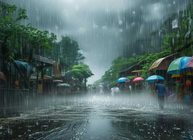 稀里哗啦下大雨故事内容，稀里哗啦可以形容大雨吗