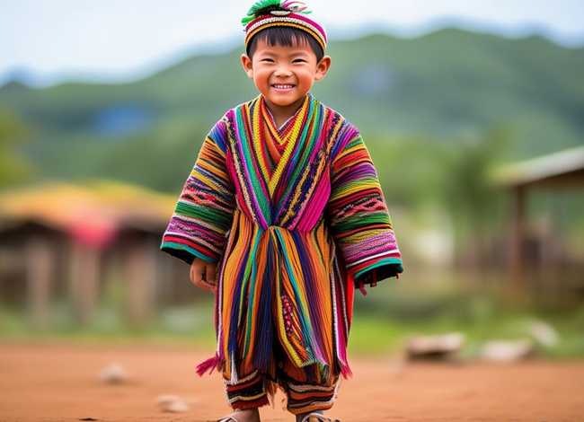 儿童民族服装（儿童民族服装图片男孩版）