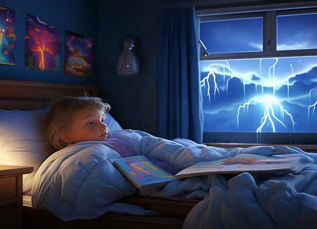 儿童打雷睡前故事、关于打雷的睡前小故事