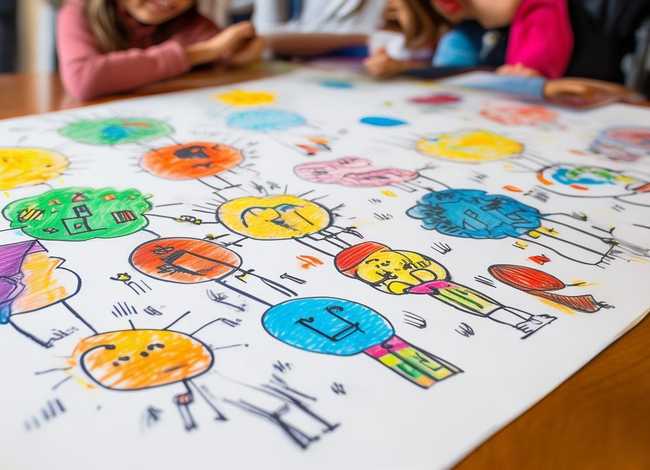 家风家训儿童绘画 家风家训儿童画简笔画绘画