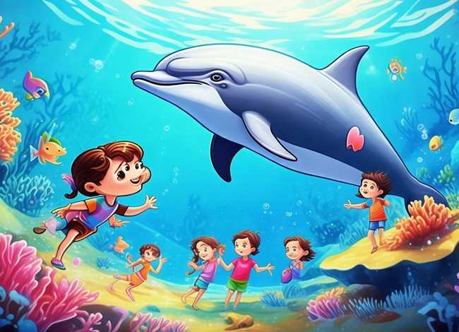 海豚故事绘本、海豚故事绘本图片