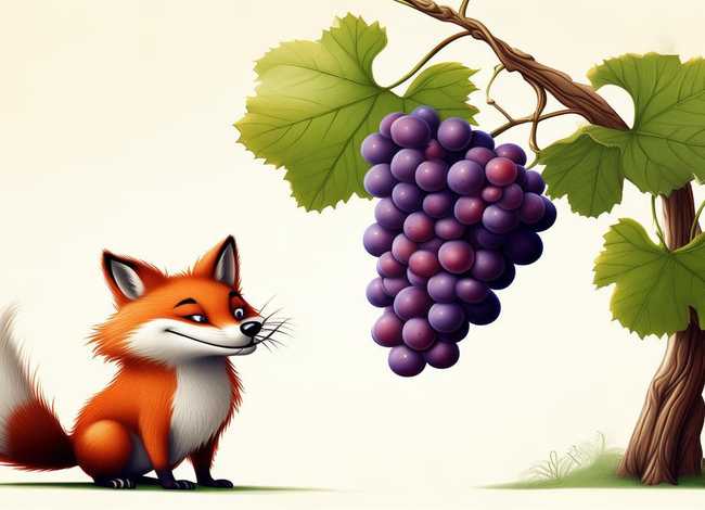 狐狸和葡萄的寓言故事；狐狸和葡萄的寓言故事是什么意思