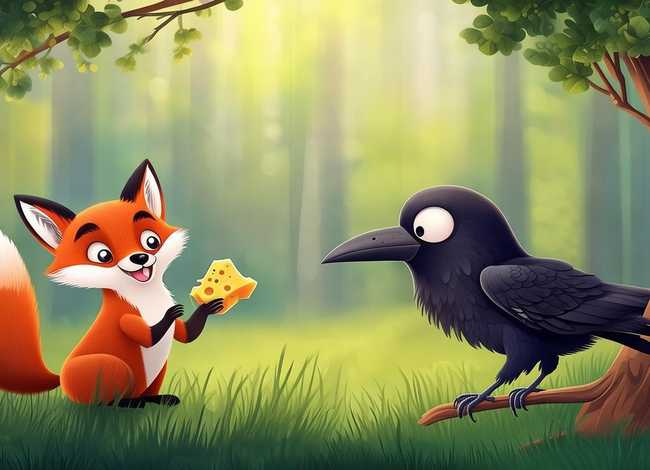 小故事乌鸦和狐狸，小故事乌鸦和狐狸视频