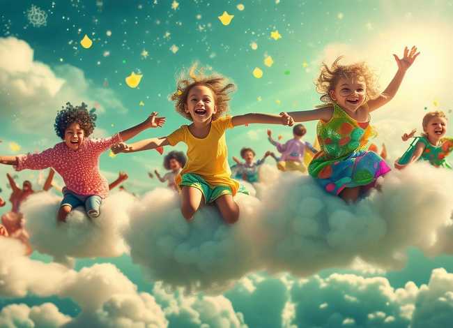 关于六一儿童节故事飞到青云端、飞到青云端是什么意思
