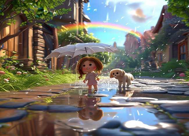 雨后故事的动图 - 雨后故事的动图表情包