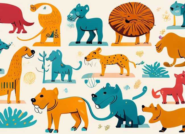 动物简笔画英语绘本，动物简笔画英语绘本图片