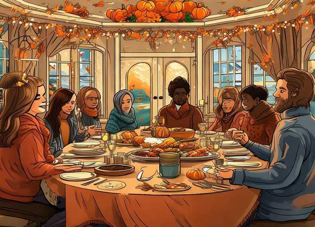 感恩节的故事绘本 - 关于感恩节的绘本故事和原图