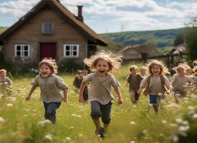 乡村儿童图片 乡村儿童图片素材
