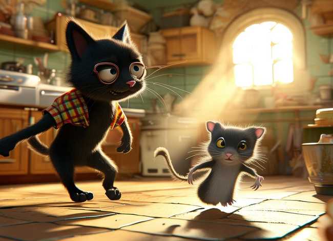 猫和老鼠儿童故事编写600字 - 猫和老鼠的故事作文600字