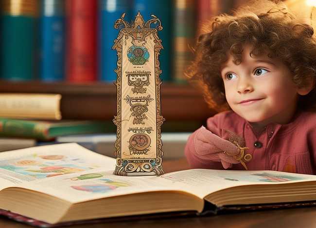 预言故事书（寓言故事书签制作三年级）