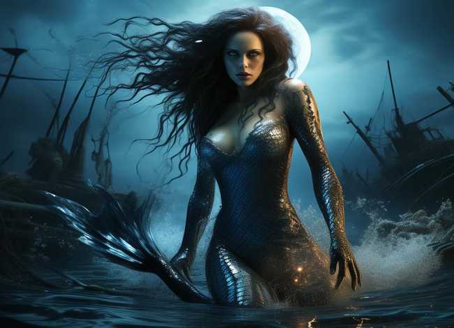 真实的美人鱼可怕传说故事、真实的美人鱼可怕传说故事图片