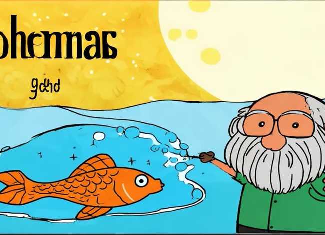 渔夫和金鱼的故事儿童简笔画 渔夫和金鱼的故事手抄报简笔画