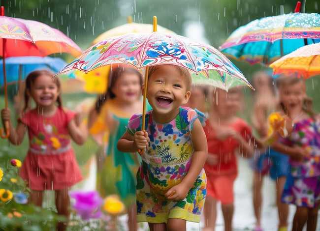 可爱的雨伞幼儿故事 - 可爱的雨伞幼儿故事视频