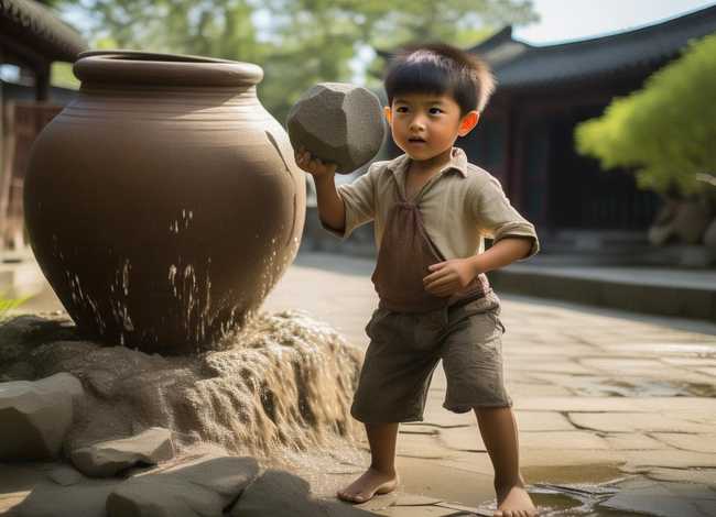 司马光砸缸儿童故事简短，司马光砸缸简短小故事