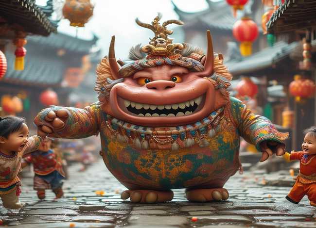 年兽的故事儿童版 - 年兽的故事幼儿