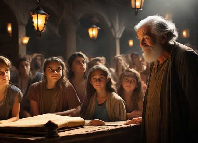 尊师重道的故事50，尊师重道的故事50字