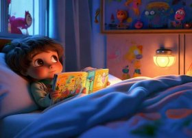 睡前小故事儿童版带图片 睡前小故事有图片