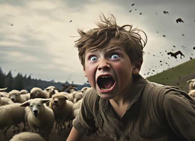 儿童故事简版 狼来了儿童故事文字简版