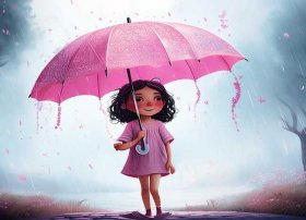 雨伞小故事闪图；有关小雨伞的故事