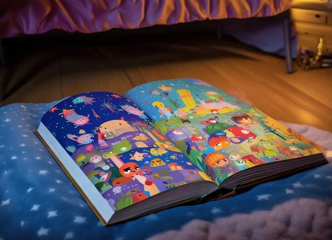 365夜儿童睡前故事绘本书籍、3-6岁幼儿睡前绘本-365夜晚安故事书籍