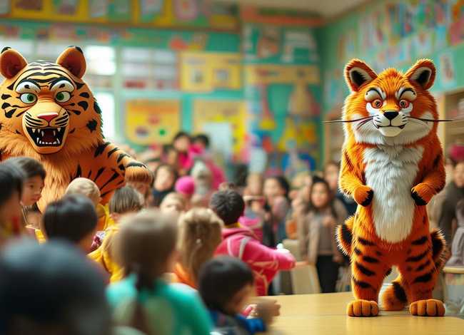 幼儿园《狐假虎威》表演故事视频；幼儿园公开课狐假虎威故事视频