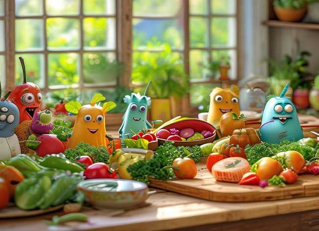 科学饮食故事、科学饮食绘本故事