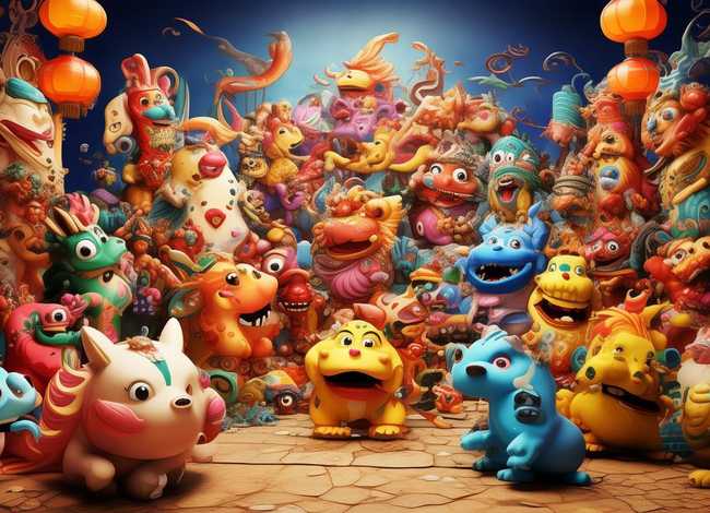 十二生肖故事动画 - 十二生肖故事动画视频素材