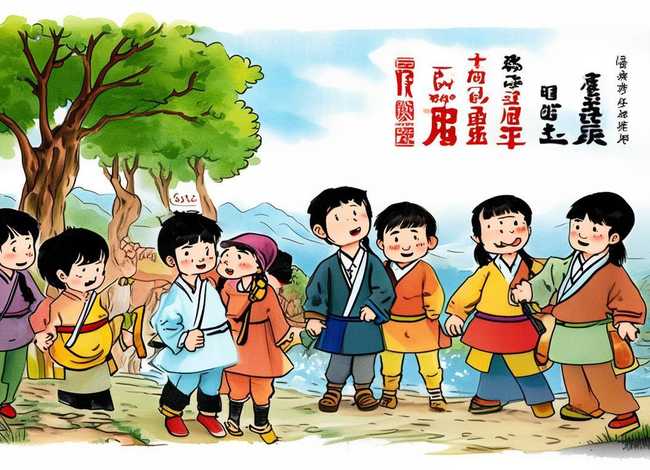 四年级上册成语故事绘画（四年级上册成语故事绘画图片）