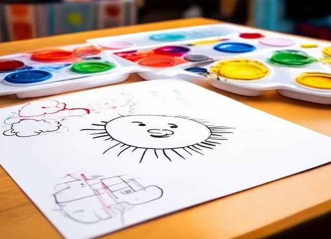 打印儿童图画填色；打印儿童图画填色教程