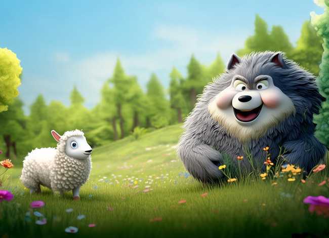 大灰狼和小羊的故事儿童视频大全，大灰狼与小羊的故事视频